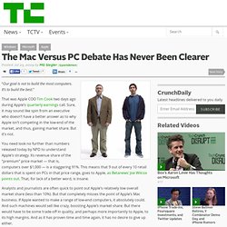 The Mac Versus PC Debate Has Never Been Clearer