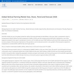 Global Vertical Farming Market Size, Share, Trend and Forecast 2026 - Heraldkeepers