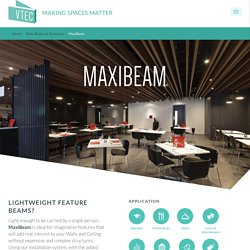 Lightweight Feature Ceiling Beams