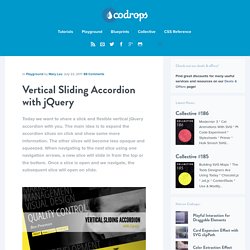 Vertical Sliding Accordion with jQuery