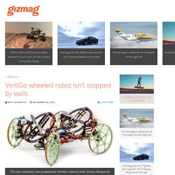 VertiGo wheeled robot isn't stopped by walls