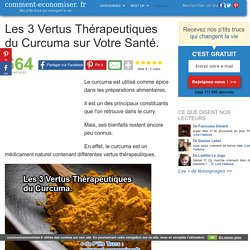 Les 3 Vertus Thérapeutiques du Curcuma sur Votre Santé.