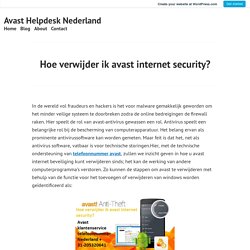 Hoe verwijder ik avast internet security? – Avast Helpdesk Nederland