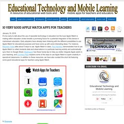 10 Very Good Apple Watch Apps for Teachers