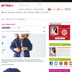Veste longue enfant