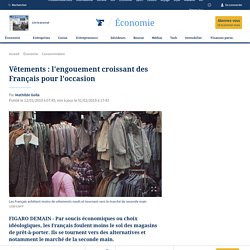 Vêtements : l'engouement croissant des Français pour l'occasion