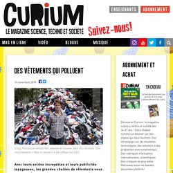 Doc 15 : Des vêtements qui polluent - Curium magazine