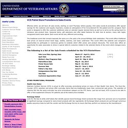 Veterans Canteen Service - Internet