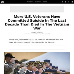 More Veterans Killed Themselves In Last Decade Than Died In Vietnam