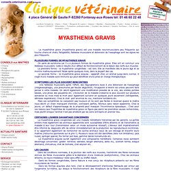 Myasthenas gravis