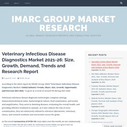 Veterinary Infectious Disease Diagnostics Market 2021-26: Size, Growth, Demand, Trends and Research Report – IMARC Group Market Research