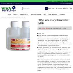 Buy F10SC Veterinary Disinfectant by F10 SC for Sale