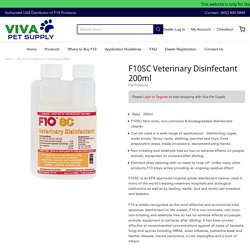 Buy F10 SC Veterinary Disinfectant 200ml