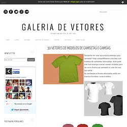 30 Vetores de Modelos de Camisetas e Camisas - Galeria de Vetores