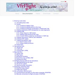 VfrFlight - free VFR flight planner