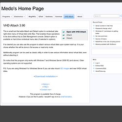 VHD Attach 3.70 » Medo's Home Page