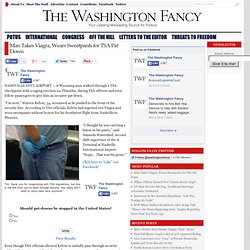 Man Takes Viagra, Wears Sweatpants for TSA Pat Down