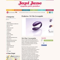 We Vibe 2 recargable - Vibradores - Japi Jane