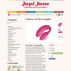 We Vibe 4 recargable - Vibradores - Japi Jane