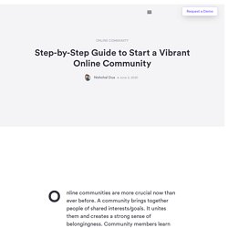 Step-by-Step Guide to Start a Vibrant Online Community