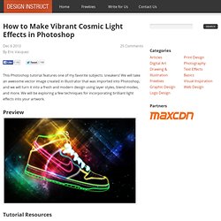 How to Make Vibrant Cosmic Light Effects in Photoshop