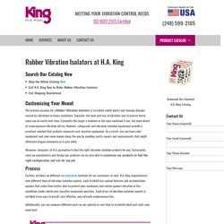 Rubber Vibration Isolators