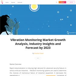 Vibration Monitoring Market Growth Analysis, Industry Insights and Forecast by 2023 - Shashie Pawar