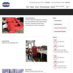 Vibratory Hammer Accessories