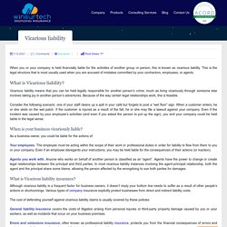 Vicarious liability