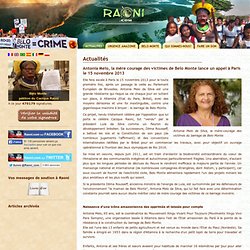 2013 appel Movimento Xingu Vivo Para Sempre