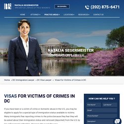 Visas for Victims of Crimes