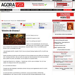 Victoire de Chavez ! 07/10/2012