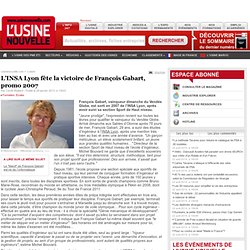 L’INSA Lyon fête la victoire de François Gabart, promo 2007 - Loisirs