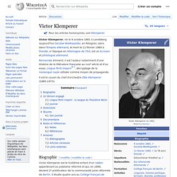 Victor Klemperer