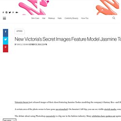 New Victoria's Secret Images Feature Model Jasmine Tookes With Visible Stretch Marks