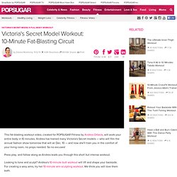 Victoria's Secret Model's Full-Body Workout