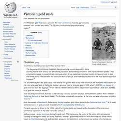 Victorian gold rush