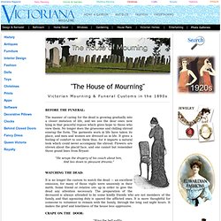 Victorian Period- The House in Mourning