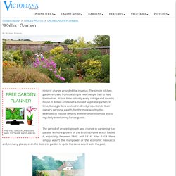Victorian Walled Garden - Pictures of a Classic Walled Garden