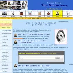 Victorians Homework for kids