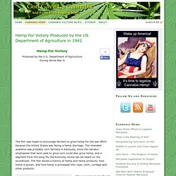 Hemp for Victory - Cannabis Sativa for the War Effort 1942 — God Gave Us Cannabis
