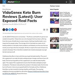 VidaGenex Keto Burn Reviews [Latest]: User Exposed Real Facts