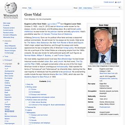 Gore Vidal