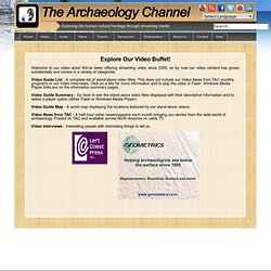 The Archaeology Channel Video Guide