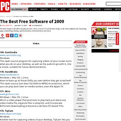 The Best Free Software of 2009 - Video