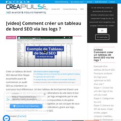 [video] Comment créer un tableau de bord SEO via les logs ?