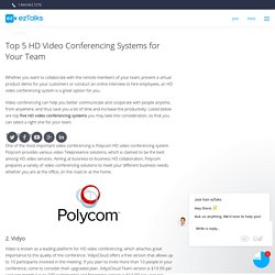 Top 5 HD Video Conferencing Systems for Your Team