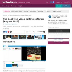 Best free video editing software: our 20 top programs of 2015