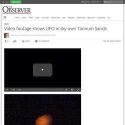 Video footage shows UFO in sky over Tannum Sands