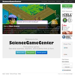 Video games that teach science